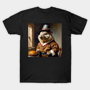 Thanksgiving Wombat! T-Shirt